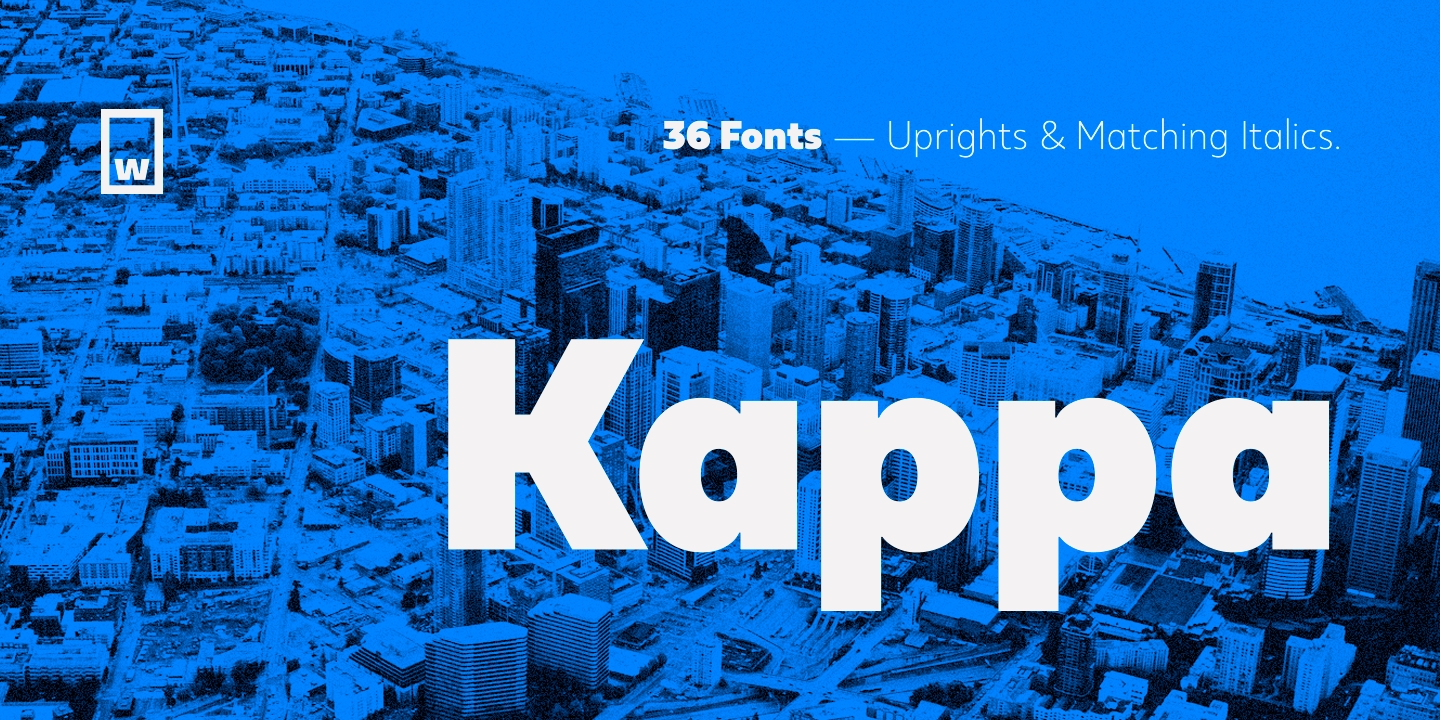 Пример шрифта Kappa Display